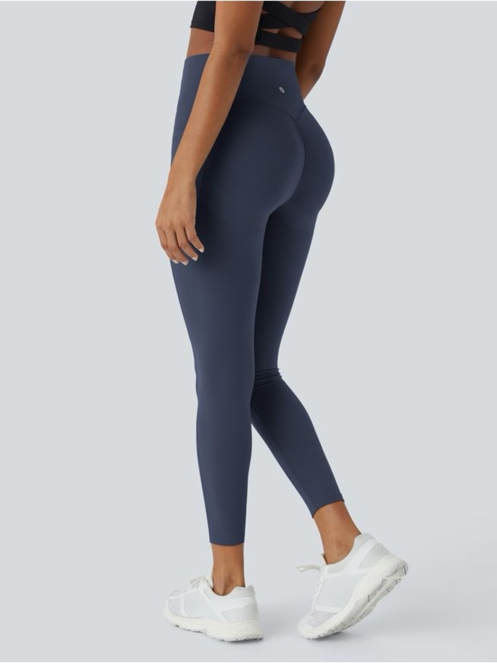 Halara High Waisted Scrunch Butt Lifting Tummy Control Pocket Leggings Large